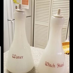 Antique barbershop bottles